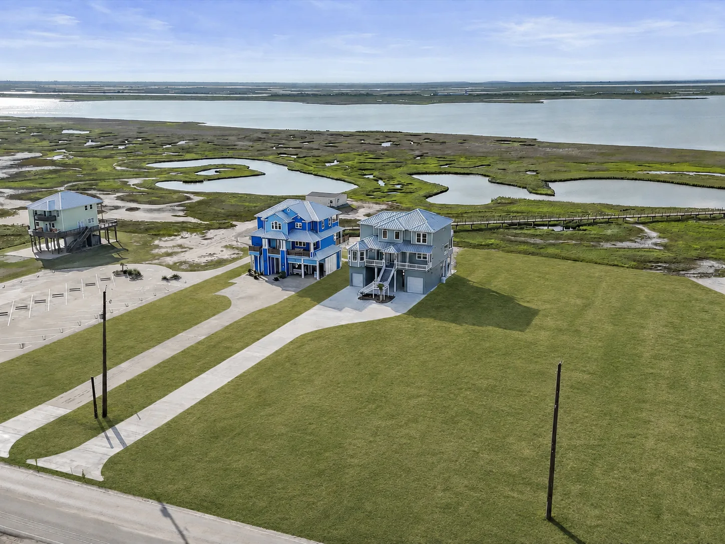 Bay Palace with Drum Bay and the community boardwalk beyond
